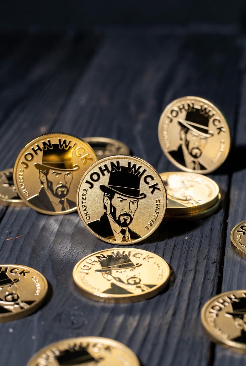 John Wick Gold Coin Set
