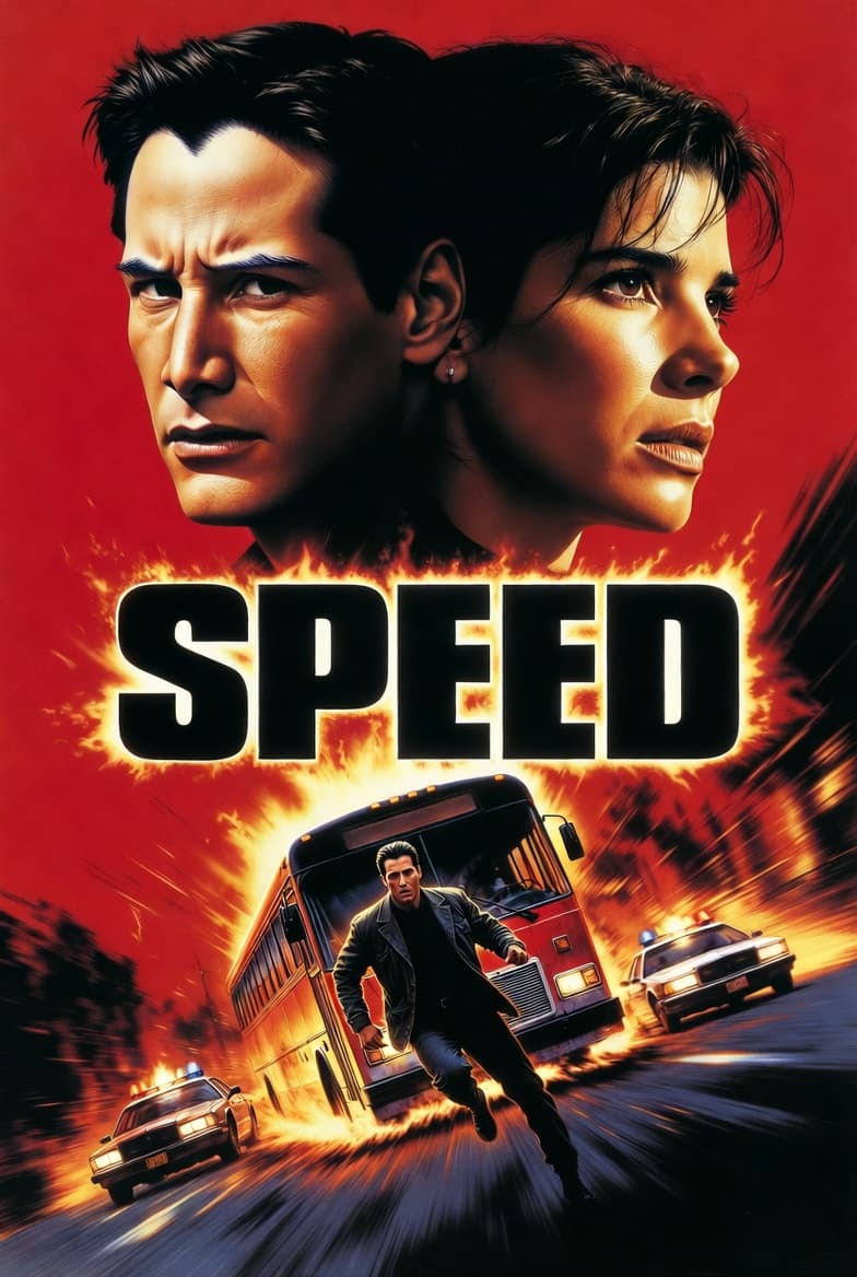 Speed - Vintage Movie Poster
